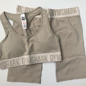 Gymshark L/M Fit Seamless Cycling Shorts & Sports Bra Set